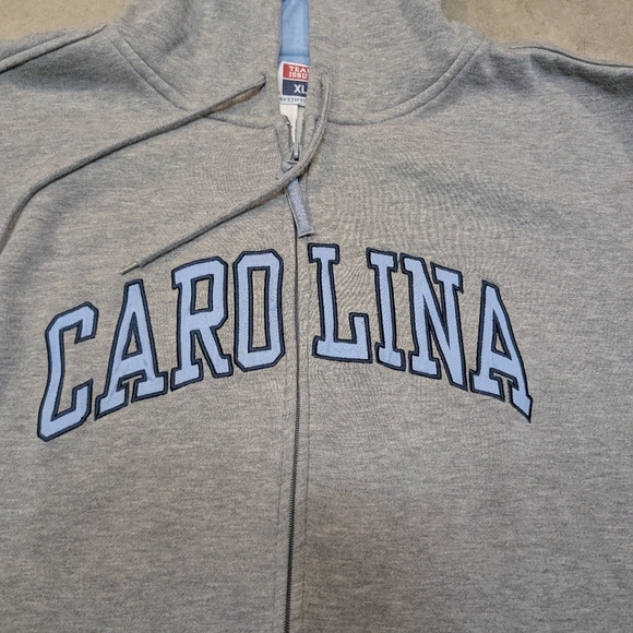 VTG Russell Athletic Uni North Carolina Tar Heels Team Issued Hoodie Mens XL - Picture 3 of 8
